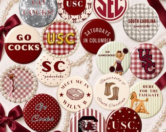 Spieltag der Universität von South Carolina Buttons