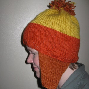 Handmade Knitted Jayne Cobb Firefly Hat Rust Earflaps
