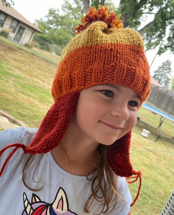 Handmade Jayne Cobb Firefly Hat Cranberry Earflaps Toddler/kid