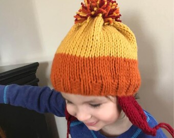 Handmade Jayne Cobb Firefly Hat Cranberry Earflaps Toddler/Kid Size