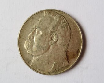 1933 ポーランド 10 ズロティチ - ヤドヴィガ女王 シルバー コイン