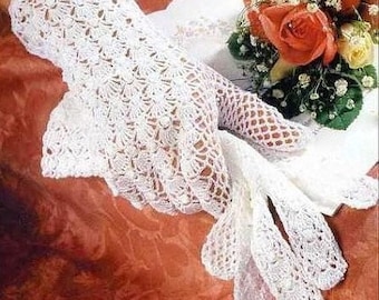 Wedding Lace Gloves Crochet Mother of Bride Victorian Lace Gloves Vintage Evening Gloves Womens Summer Gloves Bridesmaid Gloves Gift for Her