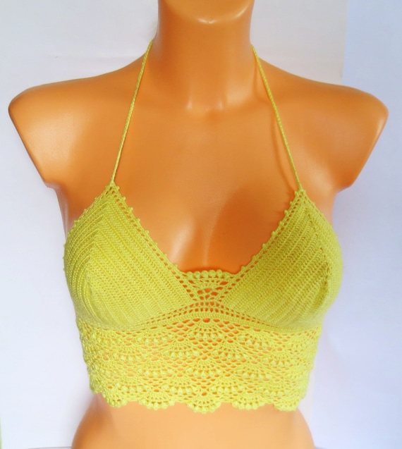yellow swim top