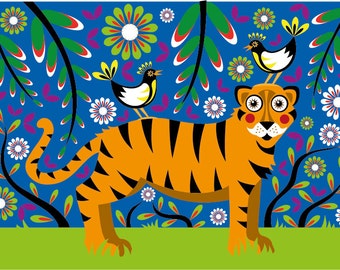 Children's print - Tiger