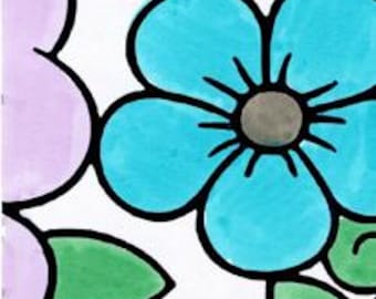 Floral Bookmark - Digital Download