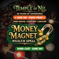 Money Spell Casting | Same Day, Money Magnet to Draw Wealth - Cash Flow, Abundance & Prosperity Ritual, Hand-Cast with Photo Proof product logo