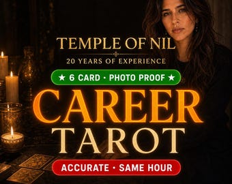 Lectura de Tarot sobre Carrera Profesional / Trabajo, Dinero, Oportunidades, Claridad en el Camino (En la misma hora)