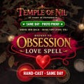 Obsession Love Spell Casting | Same Day, Draw Him Back & Reignite Desire, Strong Attraction Ritual, Hand-Cast with Photo Proo product logo
