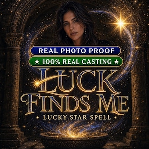 Lucky Star Good Luck Spell Casting | Same Day Hand-Cast Ritual (Photo Proof)