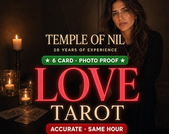 Lectura de Tarot del Amor / Percepciones Psíquicas, Claridad sobre el Alma Gemela, Orientación sobre Relaciones (En la misma hora)