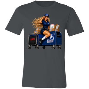 Camiseta divertida de cartero