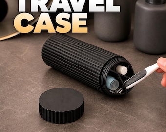 Personalized Toothbrush Travel Case | Toothbrush & Toothpaste Holder | Toiletry Organizer | Travel Gift