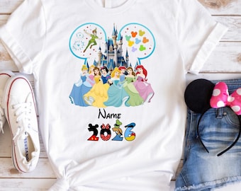 Disney 2026 Personalization Shirts, Custom Disney Trip 2026 Shirt, Disneyworld Shirts,Disney Squad Shirt,Disney Trip 2026 Tee,Disney Family