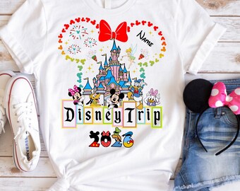 Disney 2026 Personalization Shirts, Custom Disney Trip 2026 Shirt, Disneyworld Shirts,Disney Squad Shirt,Disney Trip 2026 Tee,Disney Family