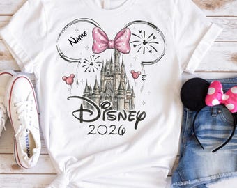 Disney 2026 Personalization Shirts, Custom Disney Trip 2026 Shirt, Disneyworld Shirts,Disney Squad Shirt,Disney Trip 2026 Tee,Disney Family
