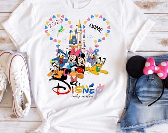 Disney 2026 Personalization Shirts, Custom Disney Trip 2026 Shirt, Disneyworld Shirts,Disney Squad Shirt,Disney Trip 2026 Tee,Disney Family