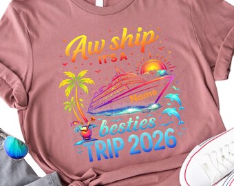 Custom Cruise Squad 2026 Shirt, Matching Family Vacation Tee, Cruise Squad Name Shirt, Cruise Group Shirts, Custom Family Cruise Name Shirts