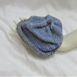 Baby Hat Hand Knit Misy Newborn to 6 Mos.