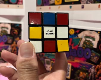 Vintage Original Zauberwürfel 3x3 Puzzle Spielzeug aus den 1980er Jahren