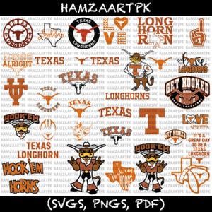 Texas University SVG, Athletics, Longhorns SVG, Basketball, University, TLU, Digital File, Instant download, vector, Svg bundle, football