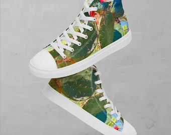 Hoge cactussen | Draagbare kunstsneakers