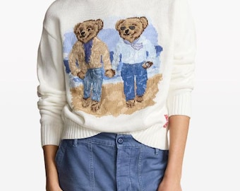 Polo Ralph Lauren Bear Sweater-Classic Tuxedo Bear Design