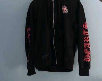 Ny unisex streetwear klassisk och mysig bekväm Chrome Hearts-huvtröja