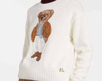 Polo Ralph Lauren Bear Sweater-Classic Tuxedo Bear Design