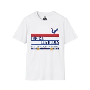 France World Cup 26 Retro T-Shirt | Scally Les Bleus Shirt | France Football Tee | Retro Soccer Shirt | Scallywag Swag image 1