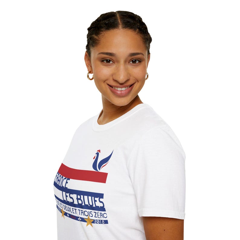 France World Cup 26 Retro T-Shirt | Scally Les Bleus Shirt | France Football Tee | Retro Soccer Shirt | Scallywag Swag image 4