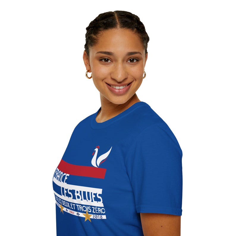 France World Cup 26 Retro T-Shirt | Scally Les Bleus Shirt | France Football Tee | Retro Soccer Shirt | Scallywag Swag image 5