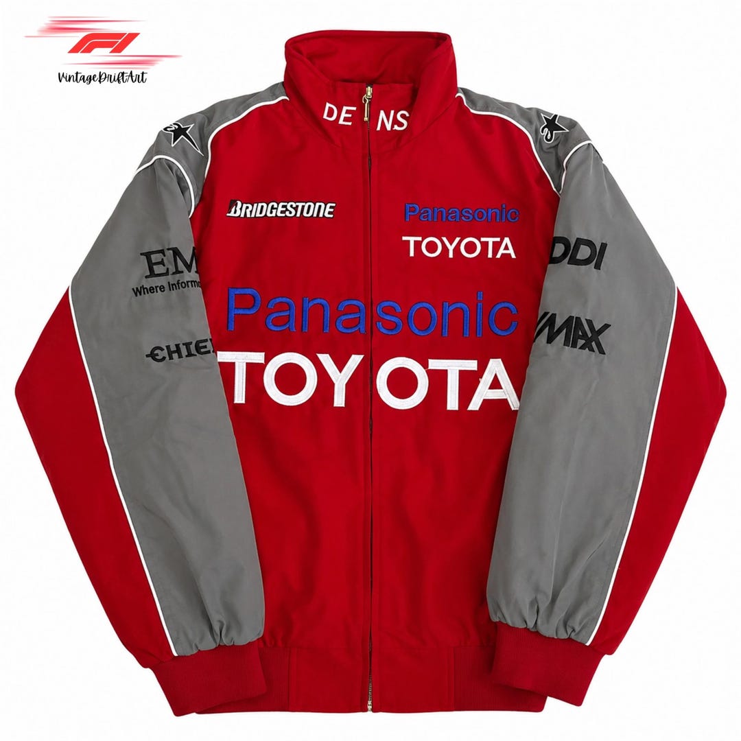 Recaro Jacket Toyota Racing Jacket Vintage Style Embroidered Motorsport Streetwear - Etsy