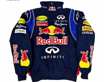 Red Bull Racing Vintage Jacket Y2K Motorsport Bomber