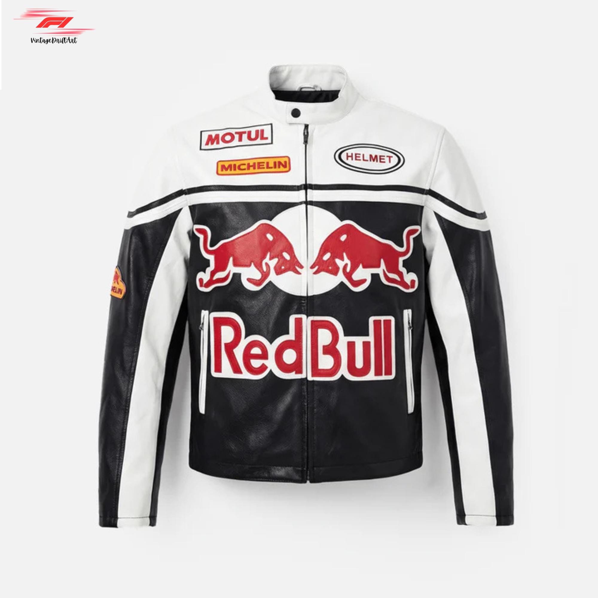 Red bull leather racing jacket - Etsy 日本