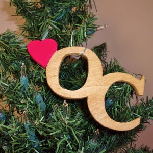 Ocean City Wooden Christmas Tree Ornament, OC Holiday Decor