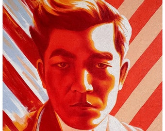 Sessue Hayakawa - (PRINT) 8X10 Oil Painting