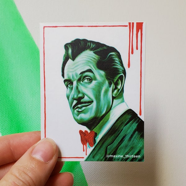 „Vincent“-Aufkleber - 6,5 x 7,5 cm, wetterfester Kunstaufkleber