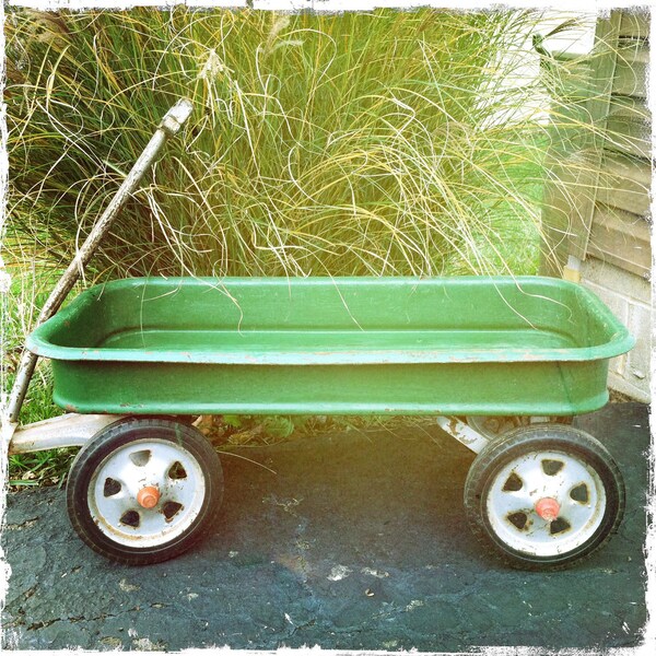 Radio Flyer Wagon - Green - 17" x 36" x 14"
