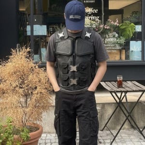 Blade Vest, Blade Wesley Snipes Leather Vest | Blade 2 Inspired Cosplay Costume Tactical Vest - Halloween Vest