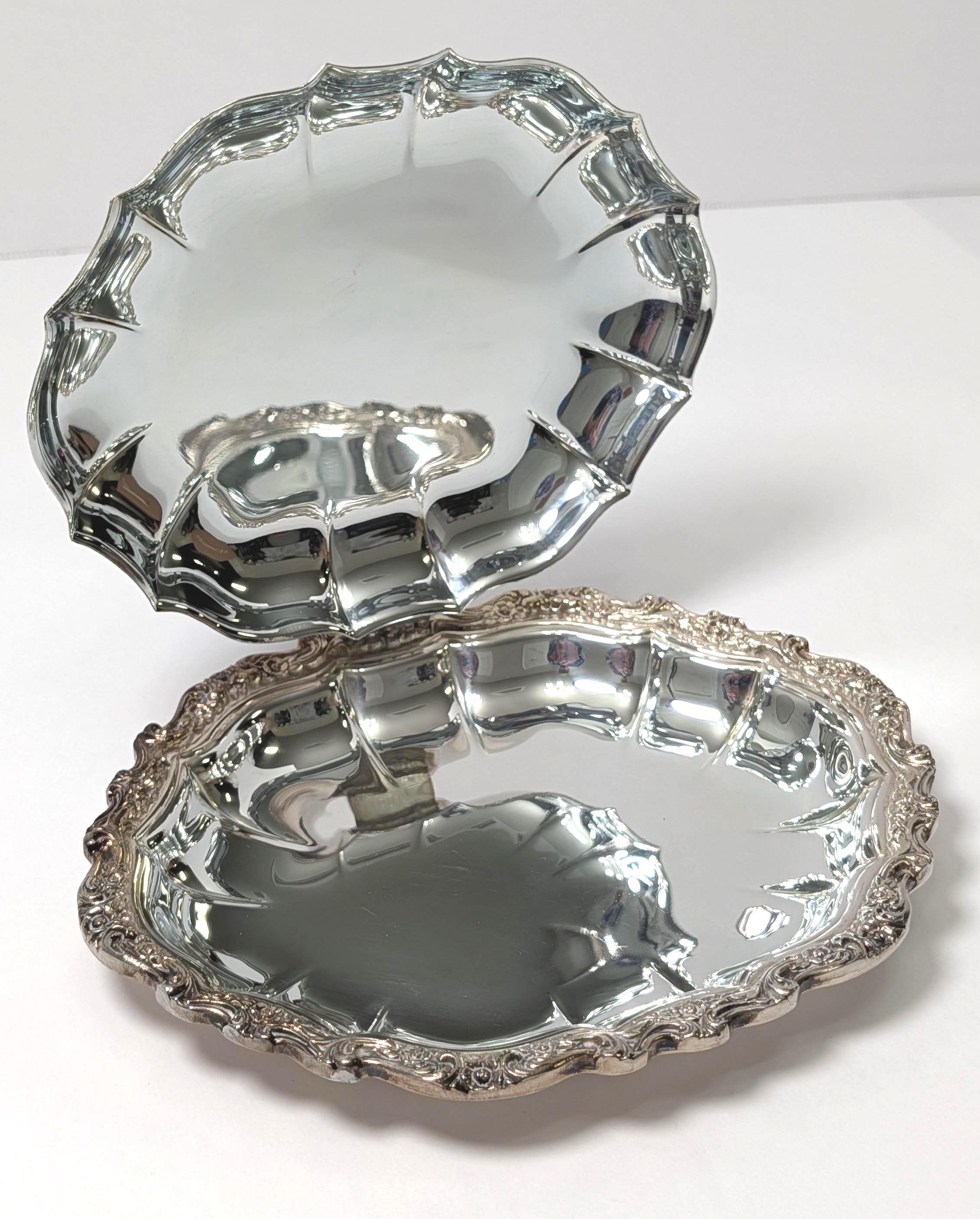 S287 サイレントバトラー クラムキャッチャー シルバープレート アンティーク Vintage Silverplate Silent Butler - Etsy