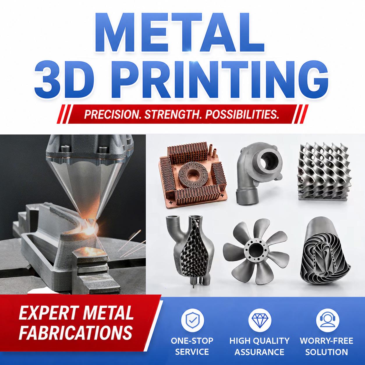 Metal 3D Printing Service Stainless Steel, Aluminum Rapid Prototyping & Custom Parts Free Quotes