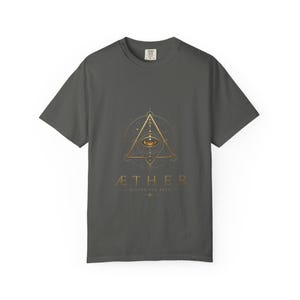 Aether Mystic Eye Triangle T-shirt | Alchemy Geometric Graphic