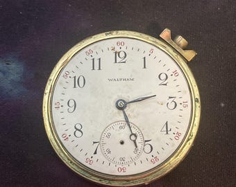 Vintage Waltham Vacuum Patina Tiger Dial Automatic Swiss Made