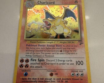 Charizard (リザードン) Base Set - Pokémon Extended Artwork Display
