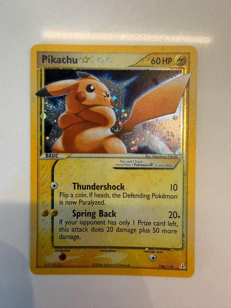 Pikachu gold star - Etsy 日本