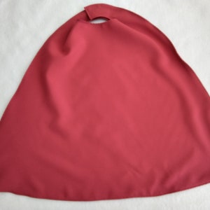 One coloured, plain cape. Superhero, book character etc image 1