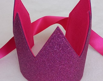 Glitter Party crown for little Princesses. Fully adjustable.