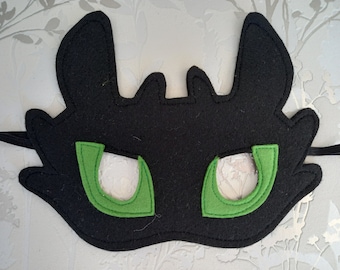 Toothless dragon viking mask for children dressing up costume. Great gift, birthdays, parties, role play/