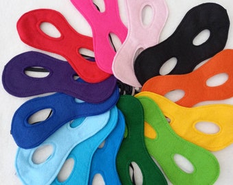 Superhero mask for children in many colours.