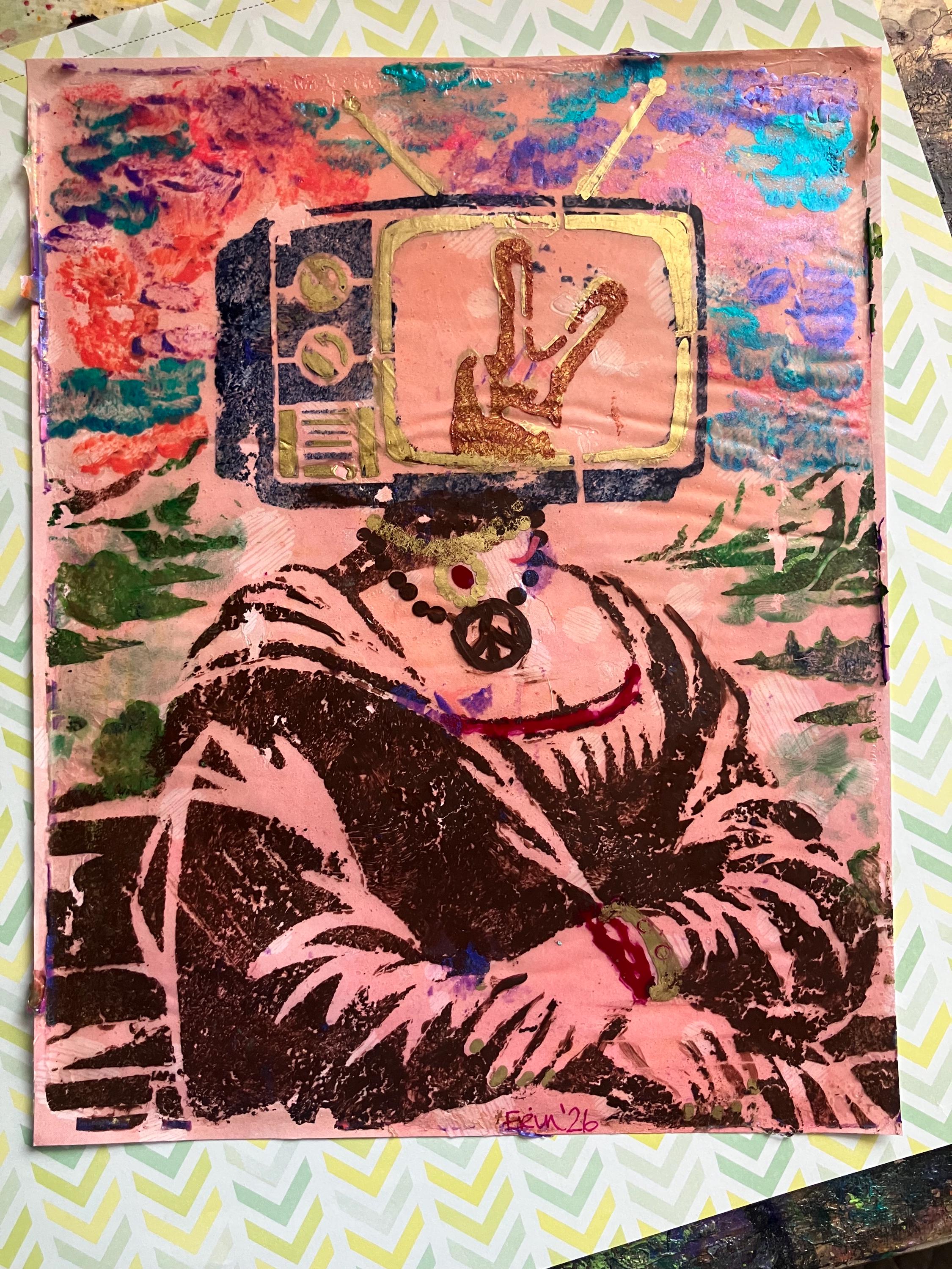 Original Mona Lisa Painting - Etsy